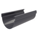 Желоб водосточный  GrandLine Дизайн 3 м.п. 135мм  RAL7024 Графит ПВХ