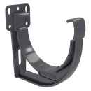 Кронштейн желоба торцевой Slider GrandLine Дизайн RAL7024 Графит ПВХ