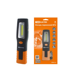 Фонарь переносной светодиодный ФП2, 5 Вт, 240 лм, Li-Ion 3,7 В 1,3 Aч, USB, магнит TDM SQ0350-0050