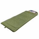 Спальный мешок TRAVEL Wide Plus 300 (220х106) Hollowfiber зелёный (N-SB-H300-220x106) NISUS (00000368846) 