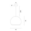 Светильник подвесной Divinare FIREFLY 1808/33 SP-60 (1808/33 SP-60) 
