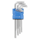 Набор ключей TORX Г-образных длинных S2 (9 шт.) HOEGERT HT1W830 (HT1W830) 