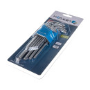 Набор ключей TORX Г-образных длинных S2 (9 шт.) HOEGERT HT1W830 (HT1W830) 