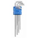 Набор ключей TORX Г-образных экстра длинных S2 (9 шт.) HOEGERT HT1W831 (HT1W831) 