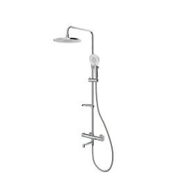 Душевая система + смеситель с верхним душем Milardo Ideal Spa, ILSSBTHM06
