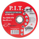 Диск отрезной по металлу 150x22,2x1,6 мм (упак. 10 шт.) P.I.T. ACTW01-1502 (ACTW01-1502)