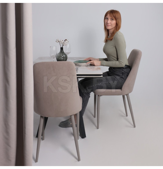 Стул ЛОТУС R, Латте Brendy 04\капучино (121777)