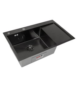 Мойка ARFEKA ECO AR 780*500 L BLACK PVD NANO