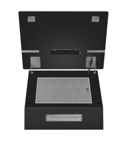 Вытяжка кухонная MAUNFELD Astro 50 чёрное стекло