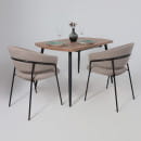 Стул AV 433, светло-коричневый бархат H-61/черный (120092) 