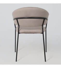 Стул AV 433, светло-коричневый бархат H-61/черный