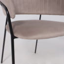 Стул AV 433, светло-коричневый бархат H-61/черный (120092) 