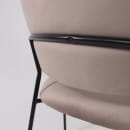 Стул AV 433, светло-коричневый бархат H-61/черный (120092) 