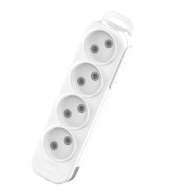 Колодка 4 места без з/к белая 527-010200-400 Myra EL-BI