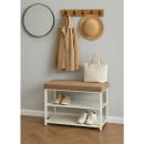 Банкетка ТОРОНТО 23S, бежевый/белый (121193) 