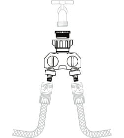 Тройник-распределитель 3/4" и 1" STARTUL METSA ST6013-15