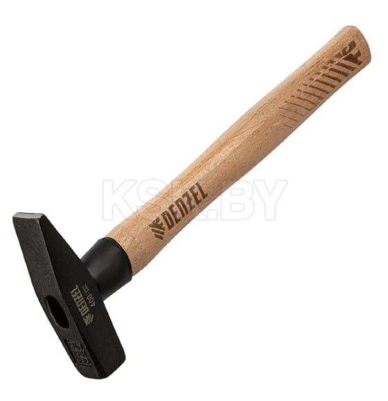 Молоток слесарный 400 гр кованый квадратный боек, буковая рукоятка Denzel 10428 (10428) 