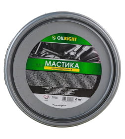 Мастика резинобитумная ведро 2 кг OILRIGHT 6101