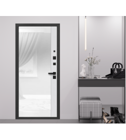 Дверь входная "Гарда 9 см" Smart 2 Лайт грей (правая)  960х2050 мм