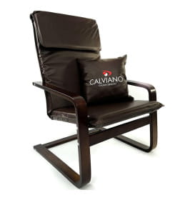 Кресло-качалка Calviano Soft 1 коричневое PU