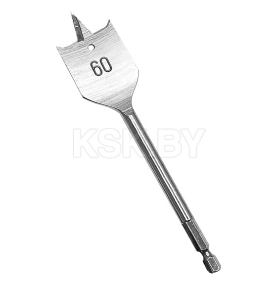 Сверло по дереву перьевое 60х152 мм VERTEXTOOLS 1133-60 (1133-60)