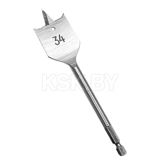 Сверло по дереву перьевое 34х152 мм VERTEXTOOLS 1133-34 (1133-34) 