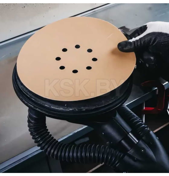 Шлифлист 225 мм круг P180 бумага, самосцепляющийся (8+1 отверстий, 5 шт.) Abraforce AM98111 (AM98111)