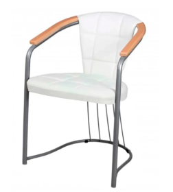 Стул "Соната-Комфорт" подлокотники бук/каркас Бриллиант/экотекс (3002) СоюзРегионПоставка СРП-018К