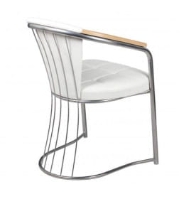 Стул "Соната-Комфорт" подлокотники бук/каркас Бриллиант/экотекс (3002) СоюзРегионПоставка СРП-018К