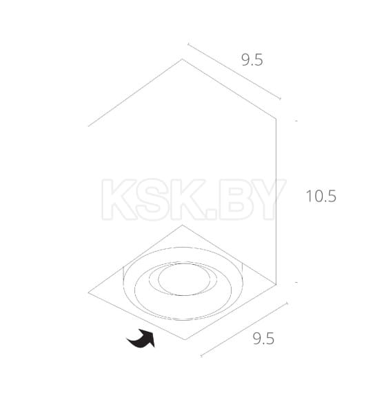 Светильник накладной точечный Arte Lamp PICTOR A5654PL-1WH (A5654PL-1WH) 