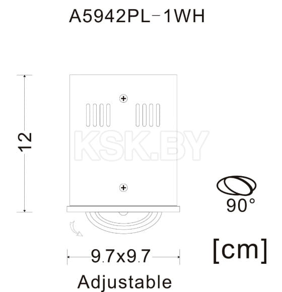 Светильник накладной точечный Arte Lamp CARDANI PICCOLO A5942PL-1WH (A5942PL-1WH) 