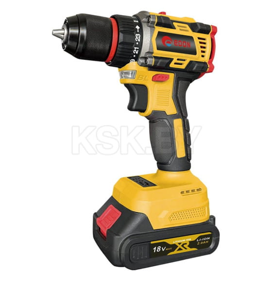 Дрель-шуруповерт аккумуляторная EDON AD-18BL (24893) 