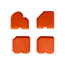 Набор шпателей для выравнивания 4шт. VERTEXTOOLS (88-320-04) 