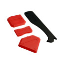 Набор шпателей для затирки швов 4шт. VERTEXTOOLS (99-220-04) 