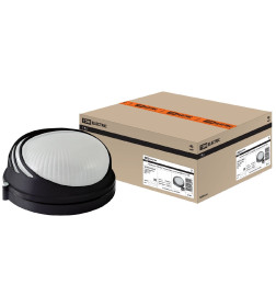 Светильник НПБ1307 черный круг ресничка 60Вт IP54 TDM SQ0303-0052