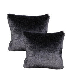 Подушка декоративная MATEX PLUSH LINE. КОМПЛЕКТ 2 ШТ.. Размер: 35x35 Цвет: черный
