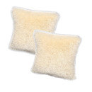 Подушка декоративная MATEX PLUSH LINE. КОМПЛЕКТ 2 ШТ.. Размер: 35x35 Цвет: молочный (55-198) 