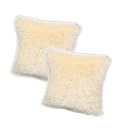 Подушка декоративная MATEX PLUSH LINE. КОМПЛЕКТ 2 ШТ.. Размер: 35x35 Цвет: молочный