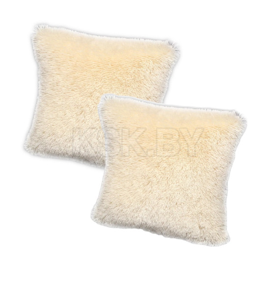 Подушка декоративная MATEX PLUSH LINE. КОМПЛЕКТ 2 ШТ.. Размер: 35x35 Цвет: молочный (55-198) 