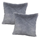 Подушка декоративная MATEX PLUSH LINE. КОМПЛЕКТ 2 ШТ.. Размер: 35x35 Цвет: серый (55-228) 