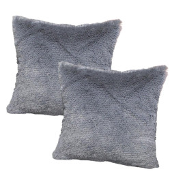Подушка декоративная MATEX PLUSH LINE. КОМПЛЕКТ 2 ШТ.. Размер: 35x35 Цвет: серый
