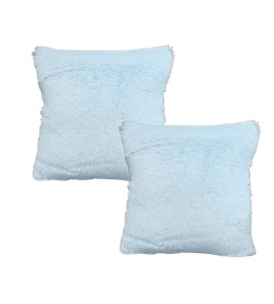Подушка декоративная MATEX PLUSH LINE. КОМПЛЕКТ 2 ШТ.. Размер: 35x35 Цвет: голубой