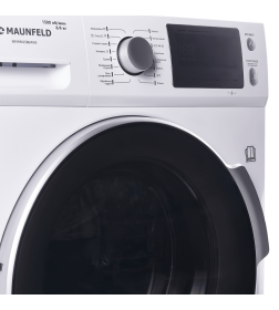 Стиральная машина c сушкой инвертором и паром MAUNFELD MFWM1586WHS