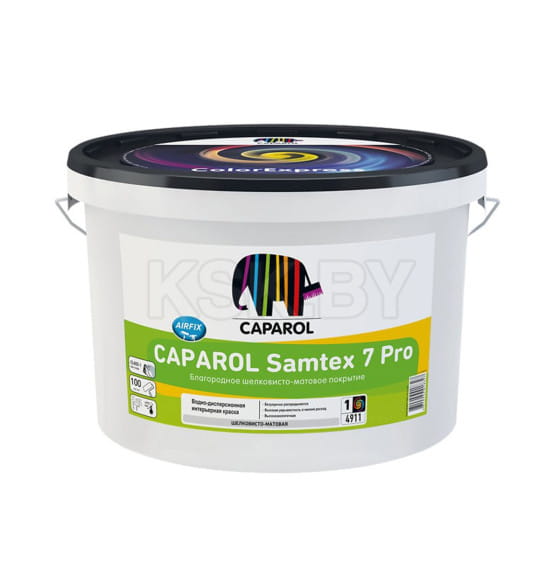 Краска водно-дисперсионная внутренняя Caparol Samtex 7 Pro Base1, 10 л/13,5 кг (948106297) 
