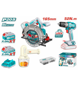 Набор аккумуляторных инструментов TOTAL TOSLI240583