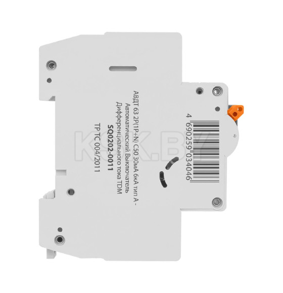 Автоматический выключатель дифференциального тока 63 2Р(1Р+N) C50 30мА 6кА тип А TDM SQ0202-0011 (SQ0202-0011) 