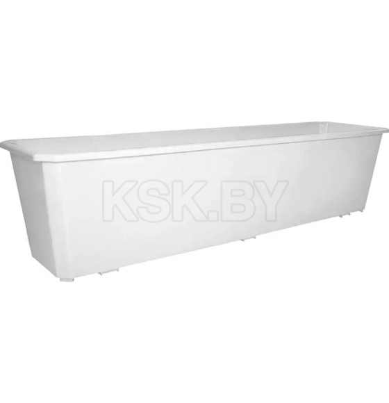 Ящик балконный "Bazil", 60 см (белый)