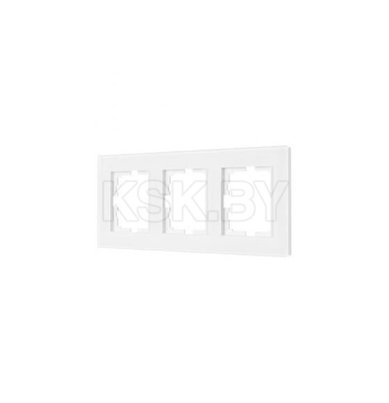 Рамка 3-я акриловая горизонтальная без вставки (белая) VESNA Lezard 742-5480-148 (742-5480-148) 