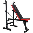 Скамья спортивная Calviano 1008 Black+red