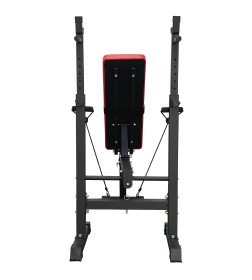 Скамья спортивная Calviano 1008 Black+red